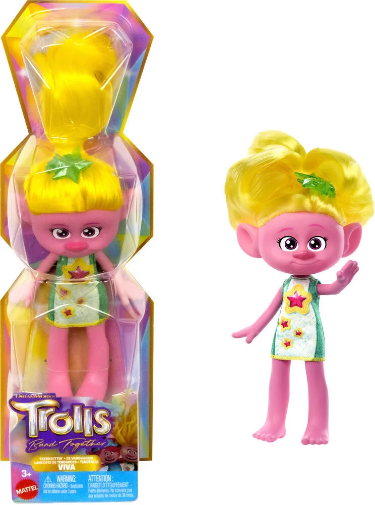 TROLLS 3 - POUPEE VIVA - HAIR POPS