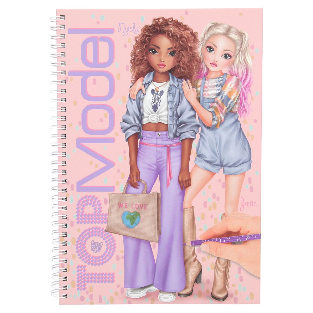 TOPModel Malbuch mit Stiftset