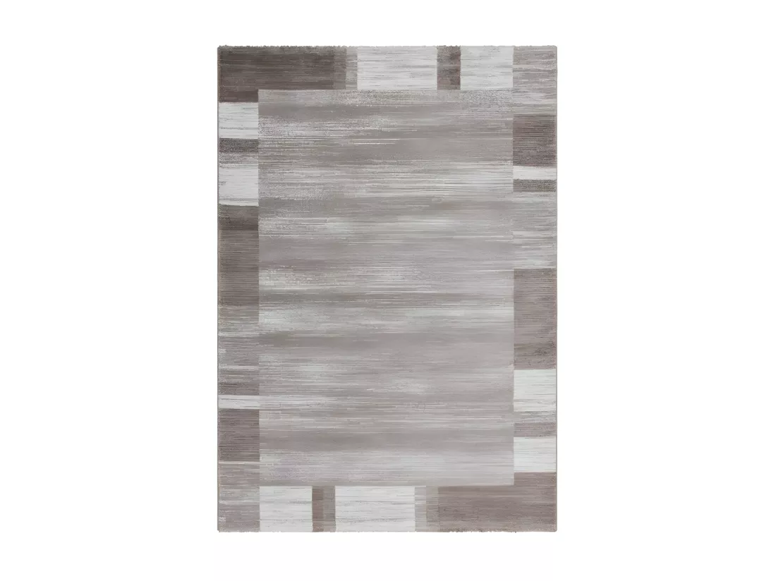 Tapis 150x80cm, design F005G coloris beige - Confort et élégance pour votre intérieur