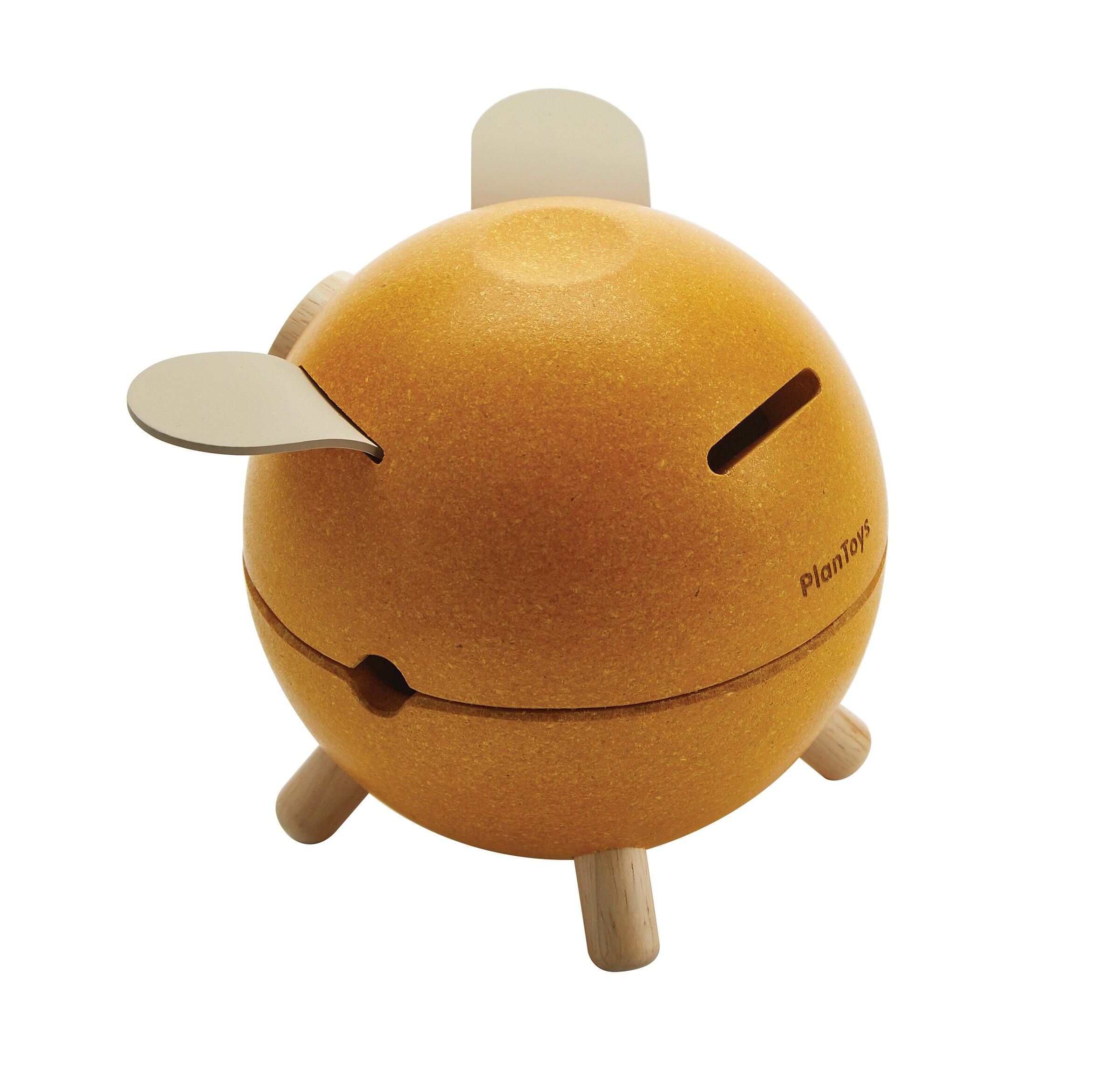 PlanToys Sparschwein Orchard gelb