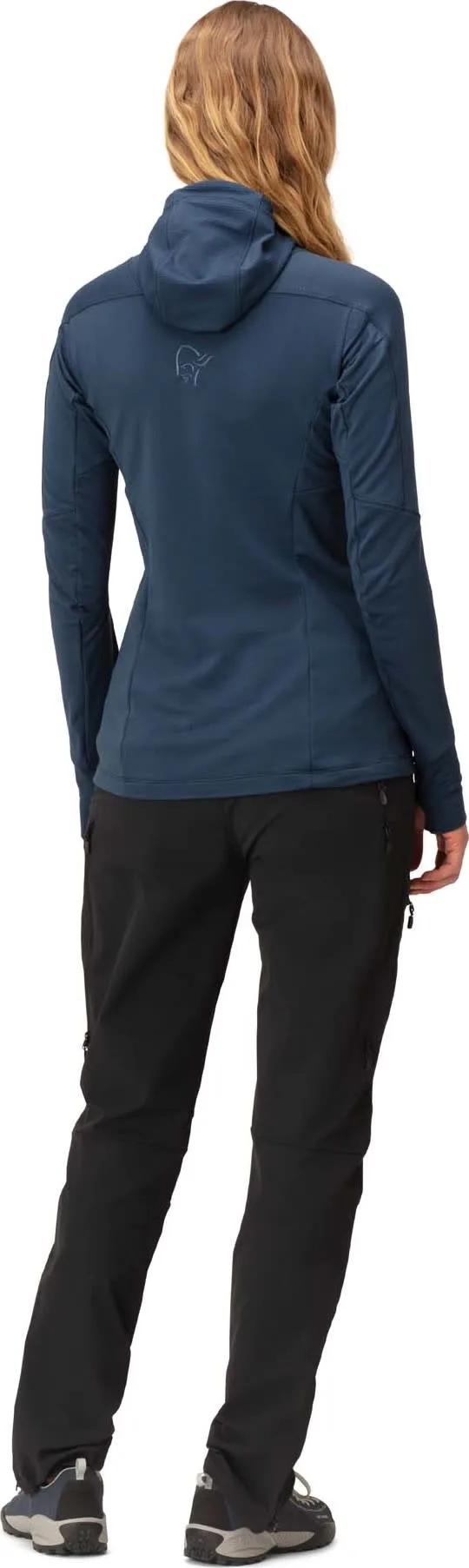 Norrøna Women's Falketind Power Grid Hood Indigo Night