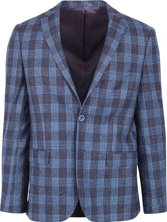 Suitable Prestige Colbert Amqui Ruit Blauw 02BL-MAR-RTBL kopen