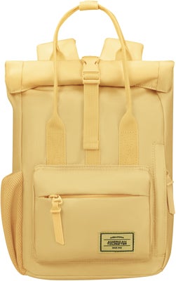 American Tourister Soundbox Mini Koffert 22L & Urban Groove City Ryggsekk 7L, Pastel Yellow