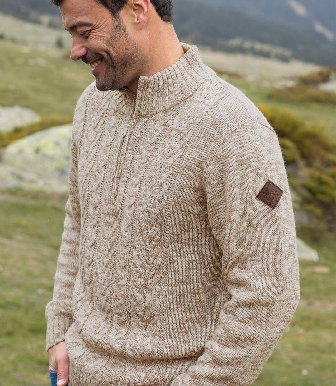Pull Camionneur Tricot Torsadé