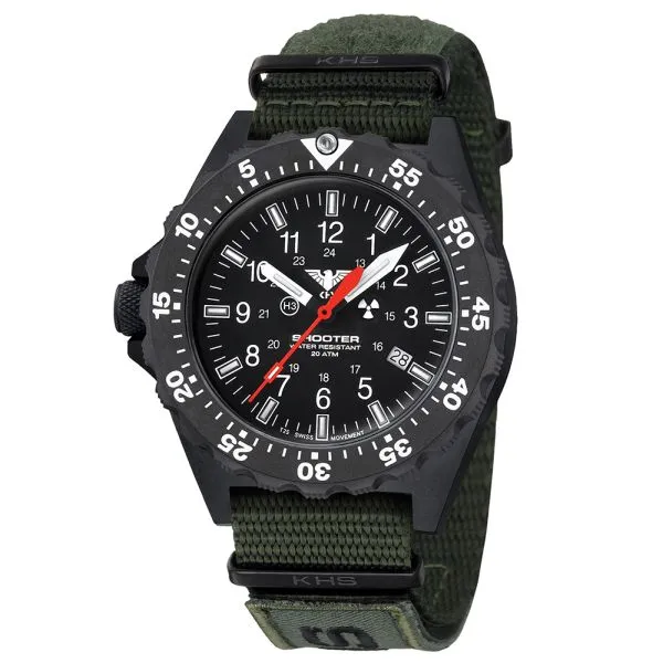 KHS -  Armbanduhr Shooter MKII Field Natoband XTAC