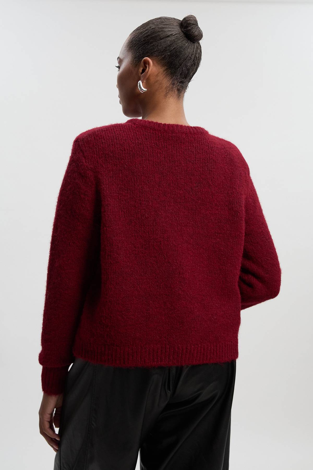 KarenMillen synthétiquell Grande Taille Col Rond en Maille Douillette