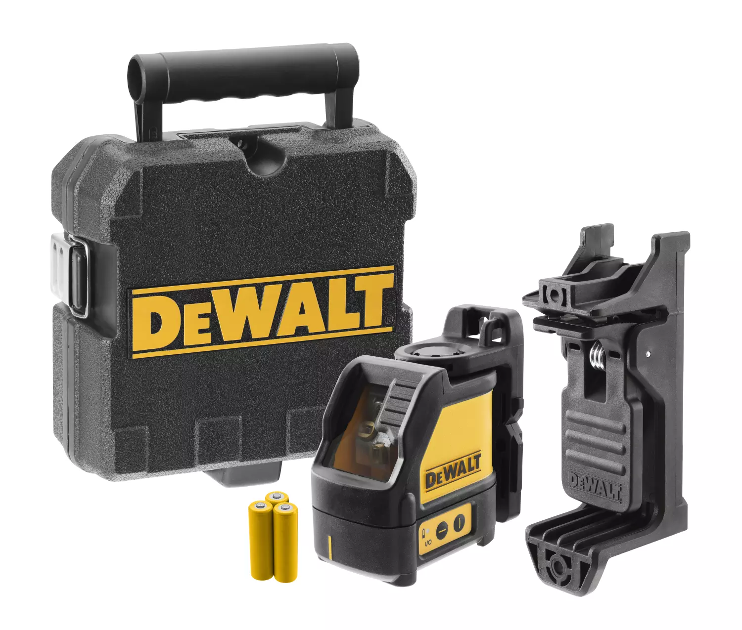 DeWALT DW088K Zelfnivellerende kruis-/lijnlaser in koffer - 2 lijnen - Rood - 15m