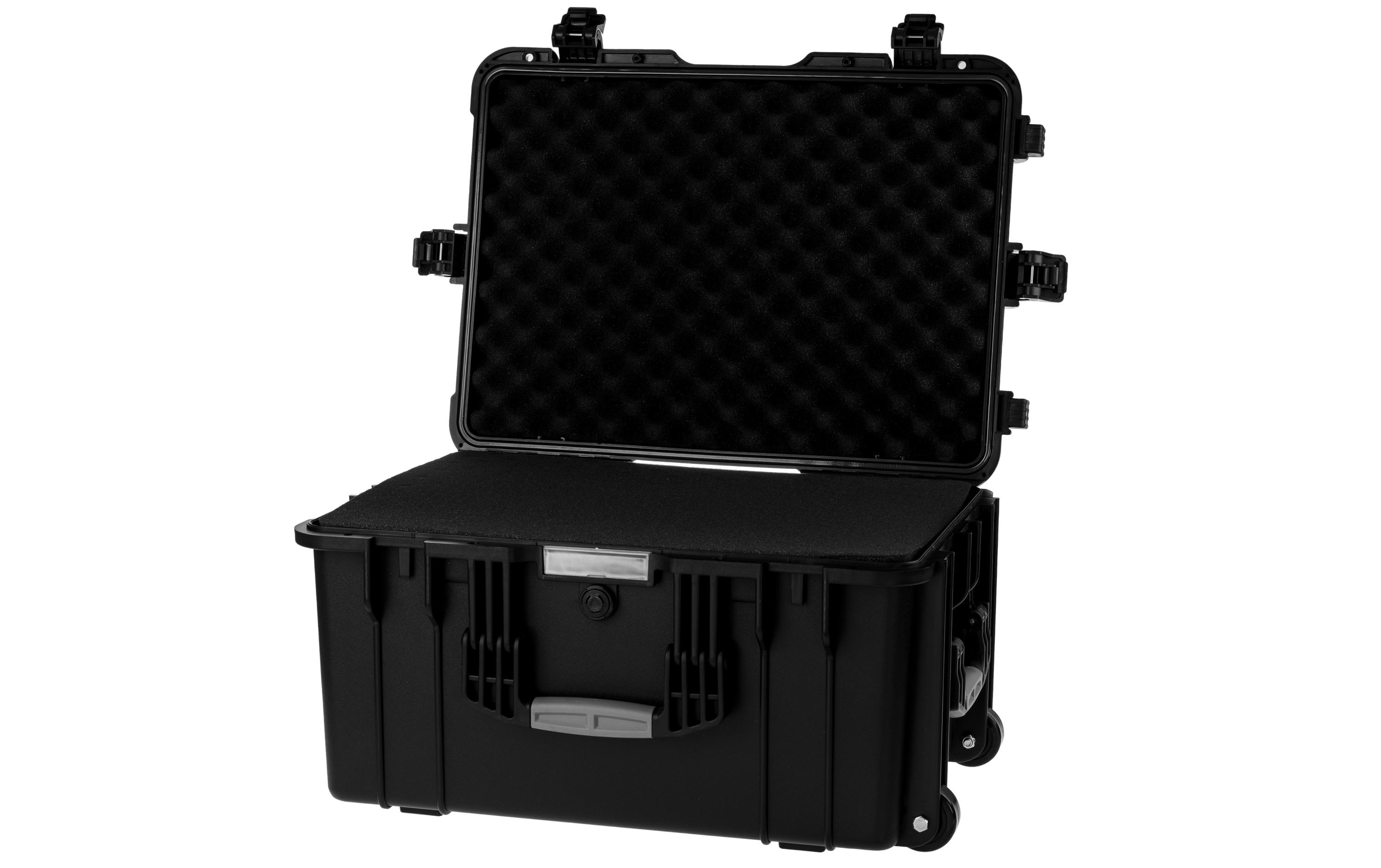 Schutzkoffer mit Schaumstoffeinlage, 57.2 l, Schwarz<br>Für den sicheren Transport von empfindlichen Geräten