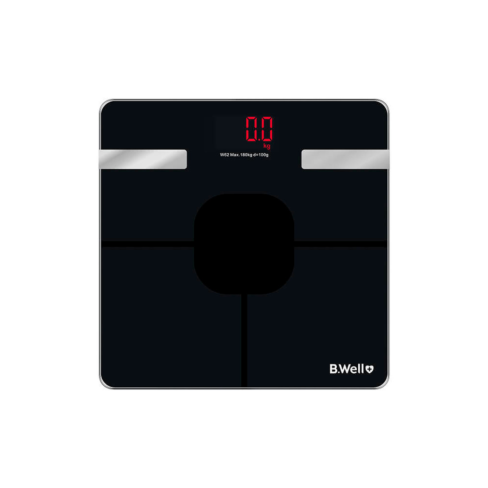 B.Well Badevægt (g) TH168 Bluetooth Body Fat Scale - 1 stk.