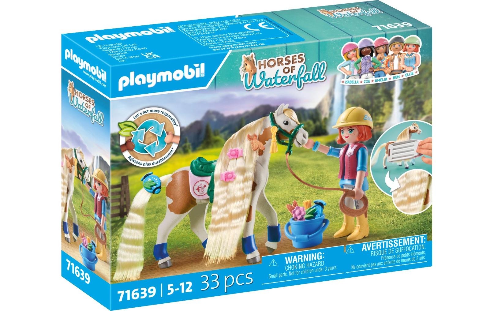 Horses of Waterfall Ellie & Pferd mit Kreppeisen 71639Pferde-Spielset