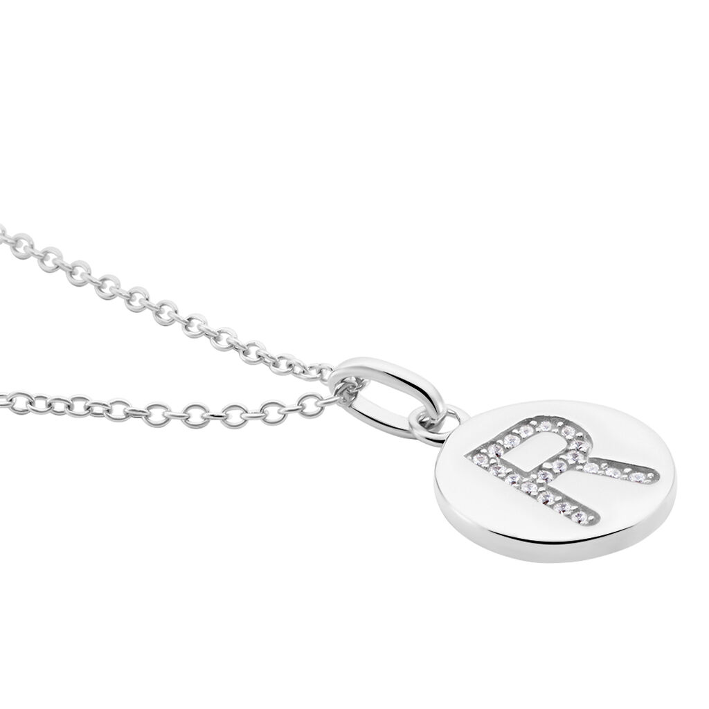 Collier Argent Eugenien Oxydes De Zirconium