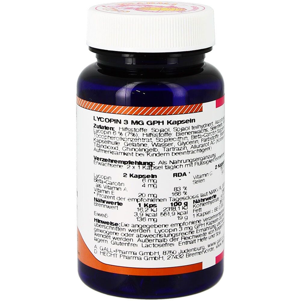 GALL PHARMA Lycopin 3 mg GPH Kapseln
