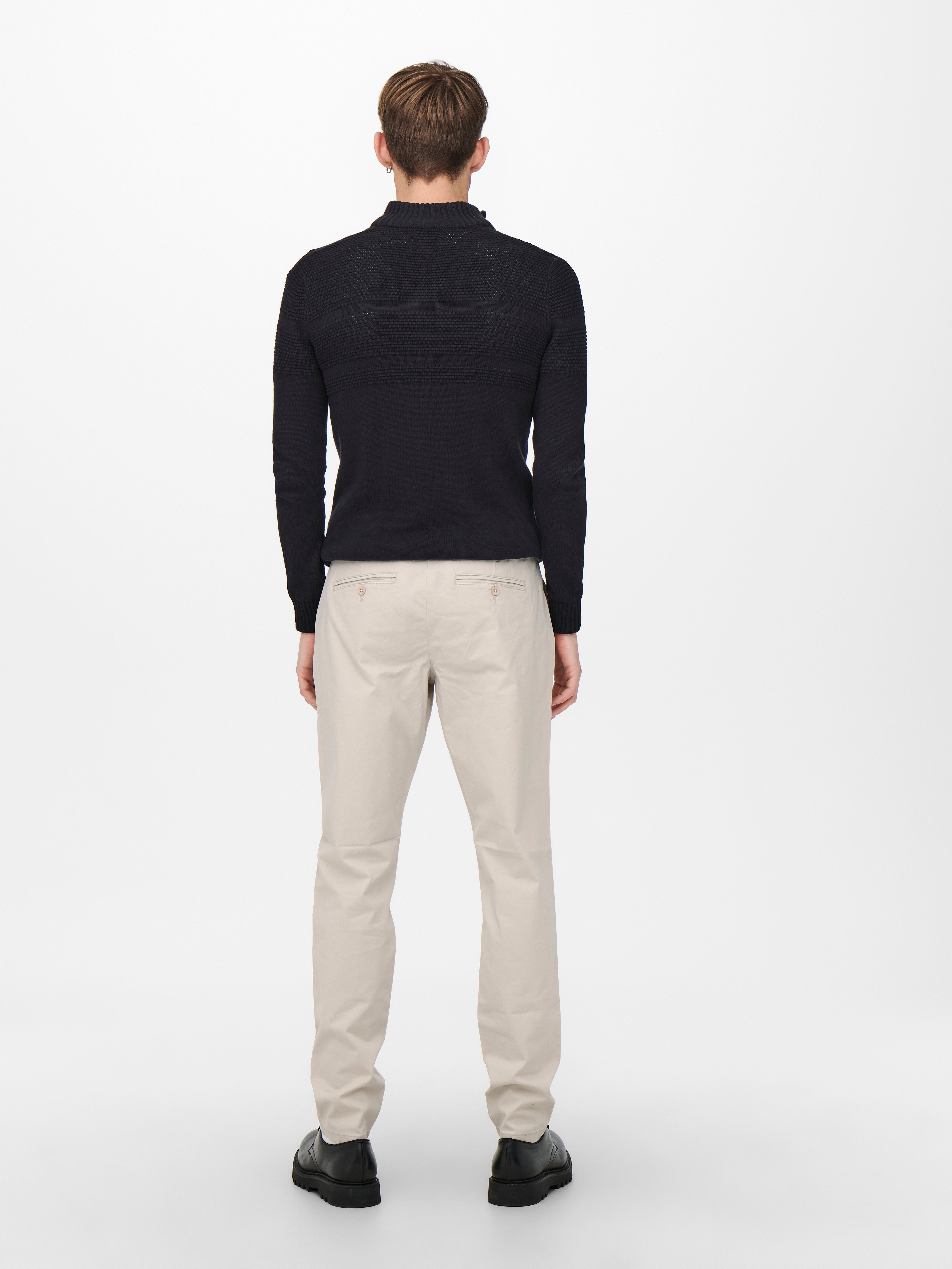 ONSCAM Verjüngt Chino Hose Silver Lining