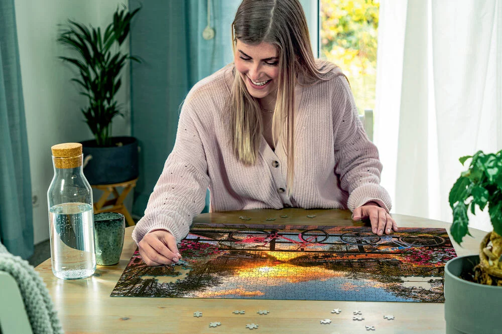 PUZZLE 1000 PIECES VELOS A AMSTERDAM