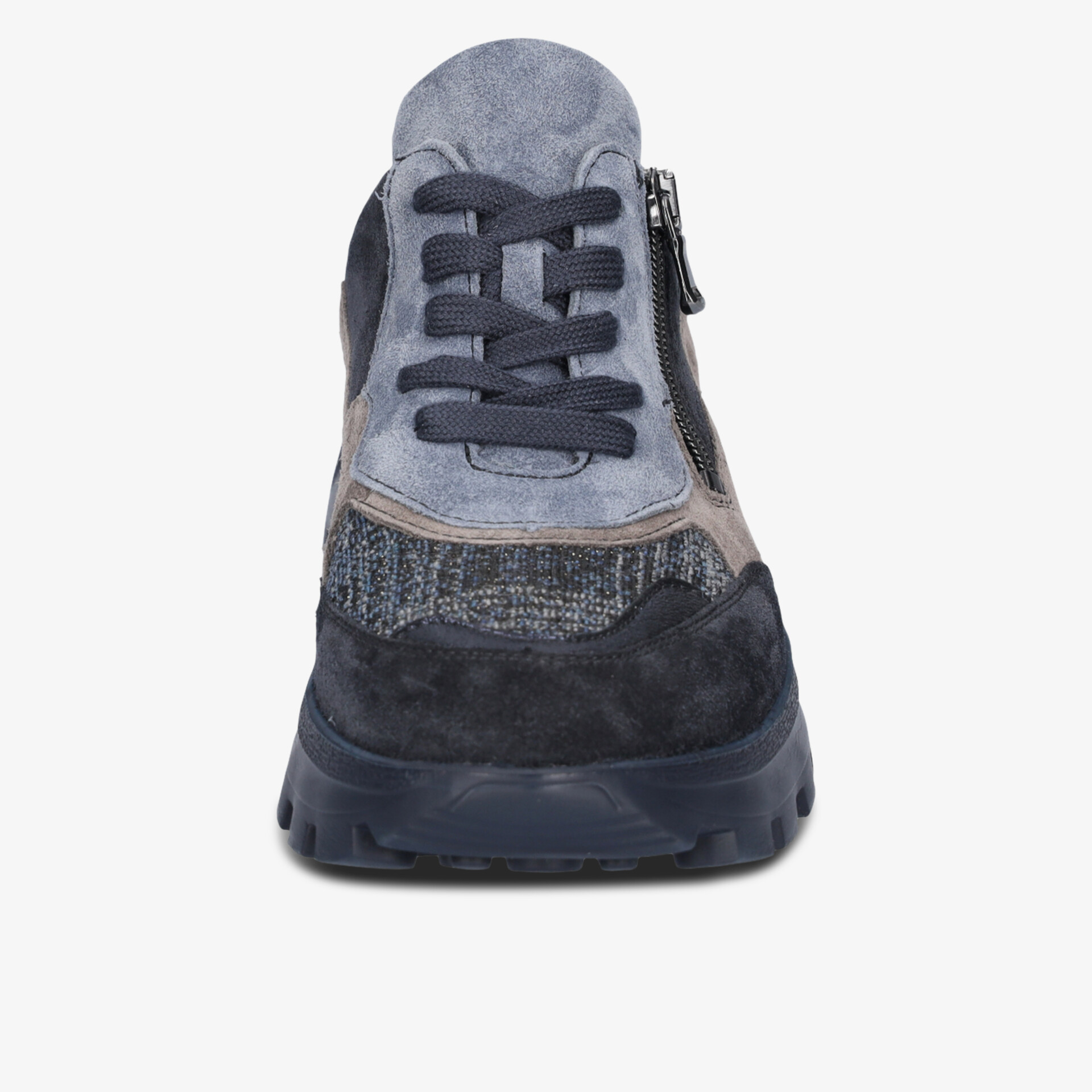 waldläufer Damen Halbschuhe blau