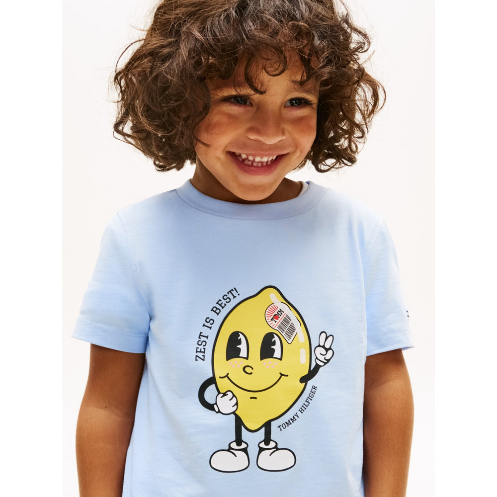 Køb Tommy Hilfiger Sweet Blue Lb Fun Print Graphic T-Shirt