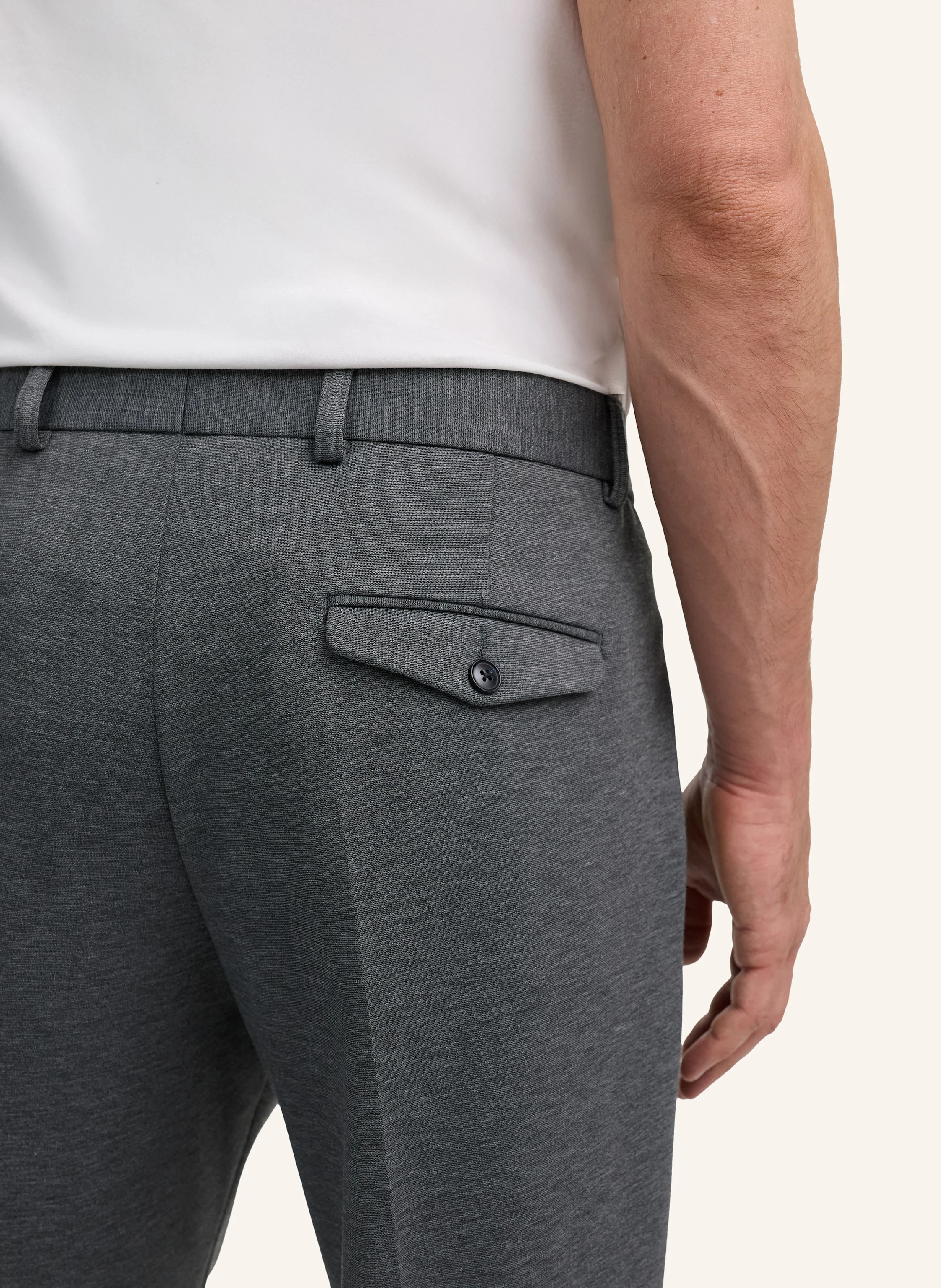 ZUITABLE Anzughose DICLIFF Slim Fit aus Jersey