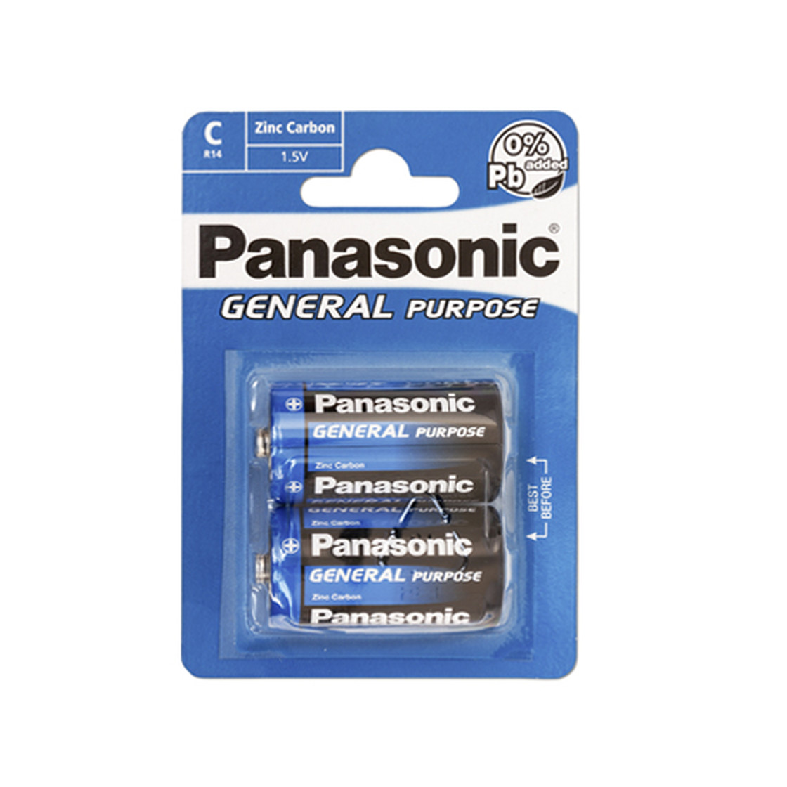 PANASONIC R14\/C Heavy Duty 2 Batterien MHD:30.8.27