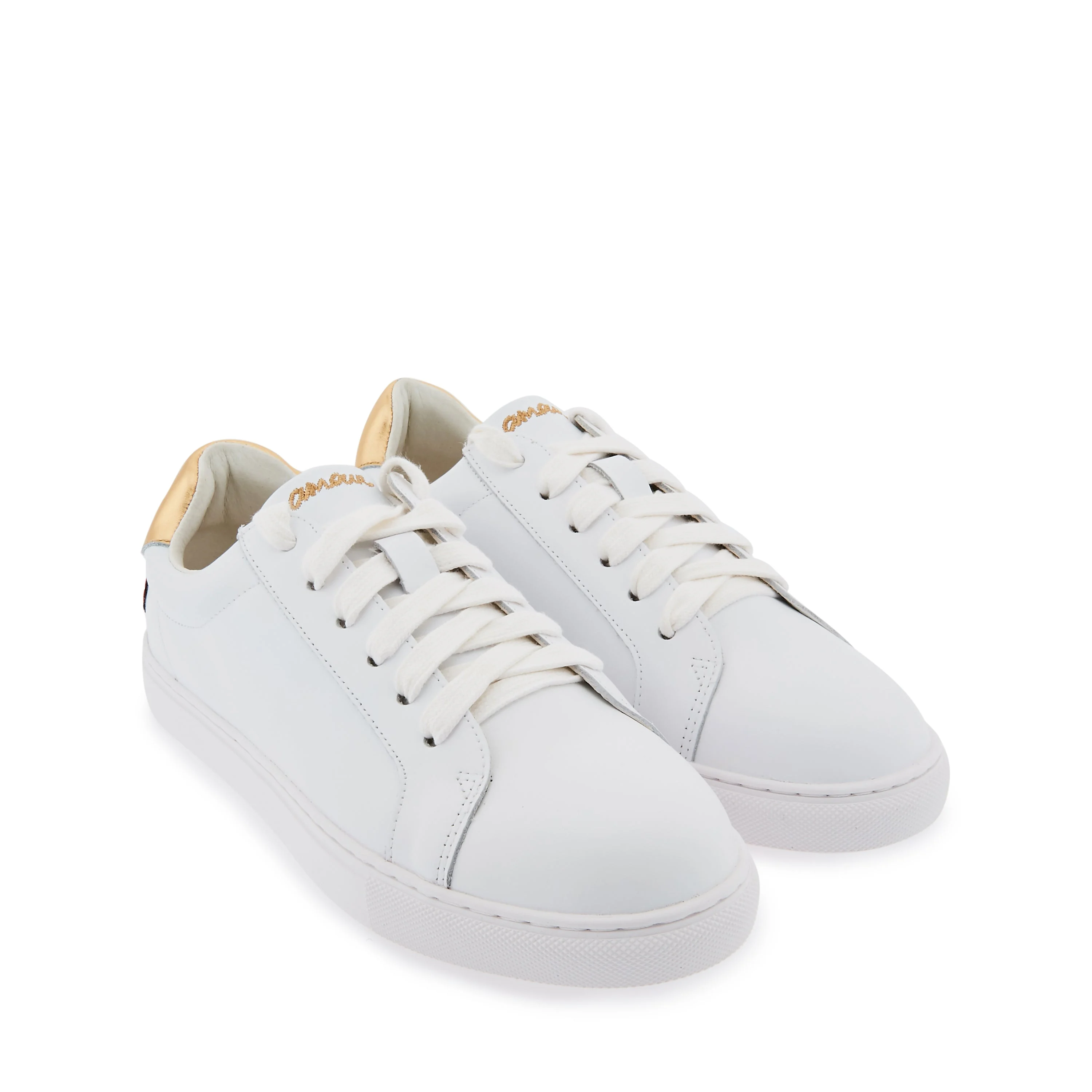 SIMONE PETIT AMOUR - Sneakers en cuir | Blanc