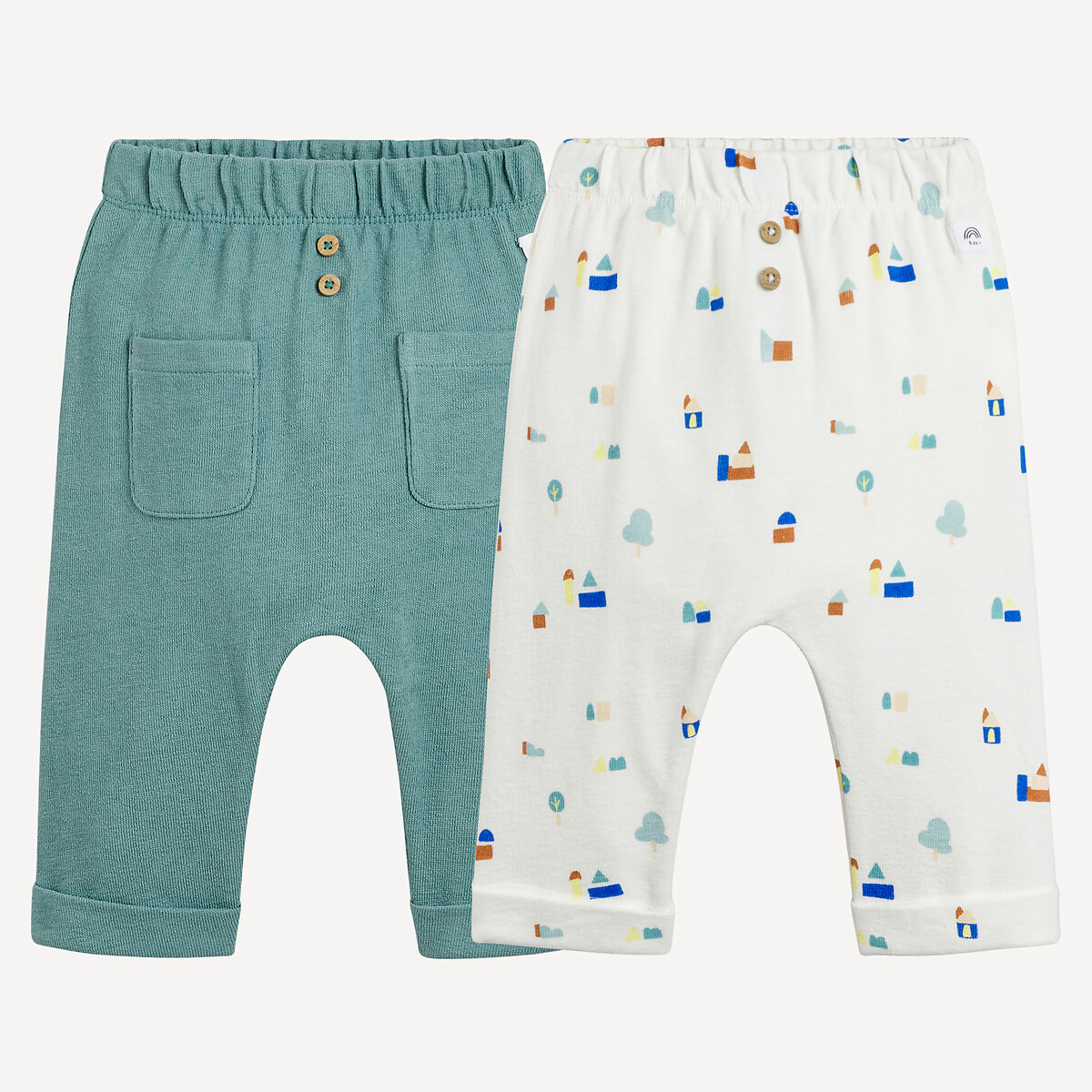 COLEÇÕES LA REDOUTE<br>Conjunto de 2 saruels em jersey