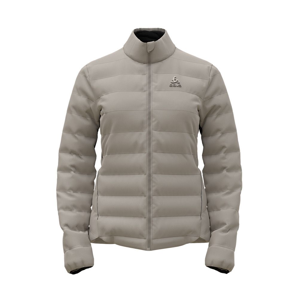 Odlo ASCENT N-THERMIC HYBRID - Doudoune Femme silver cloud