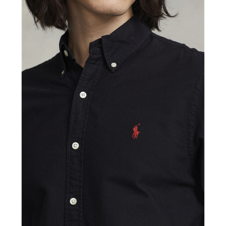 Polo Ralph Lauren Slim Fit Oxford Shirt Sort