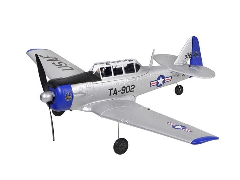 TOP-RC Warbird Mini AT-6 450 mm, Blau, RTF Kleines 4-Kanal RC-Flugzeug mit Gyro