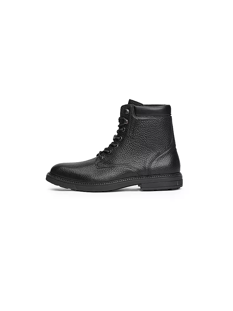 TOMMY HILFIGER Schnürboots schwarz
