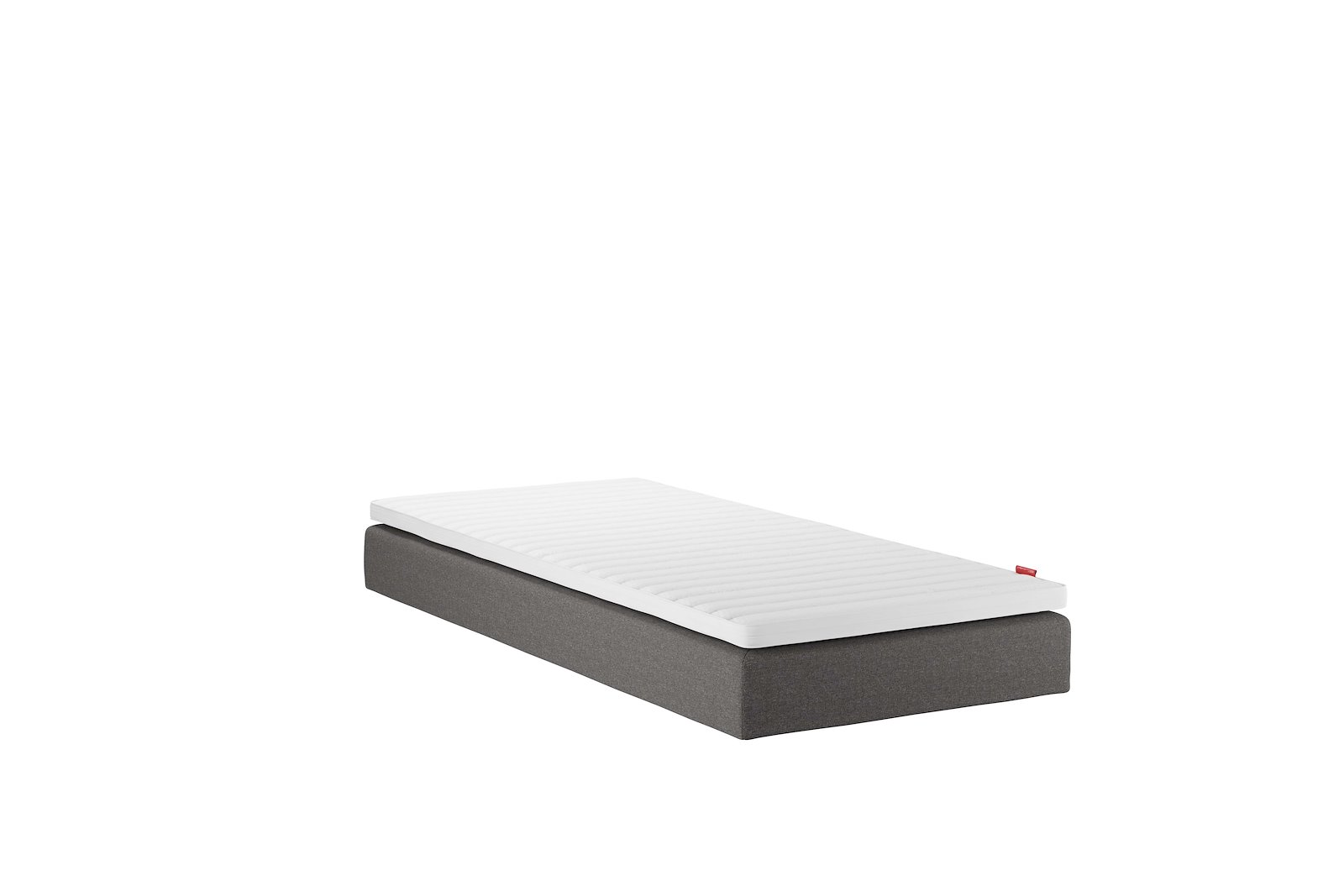 Original vendbar 120x200 cm Tekstil Poppy 25 Medium Uten overmadrass.