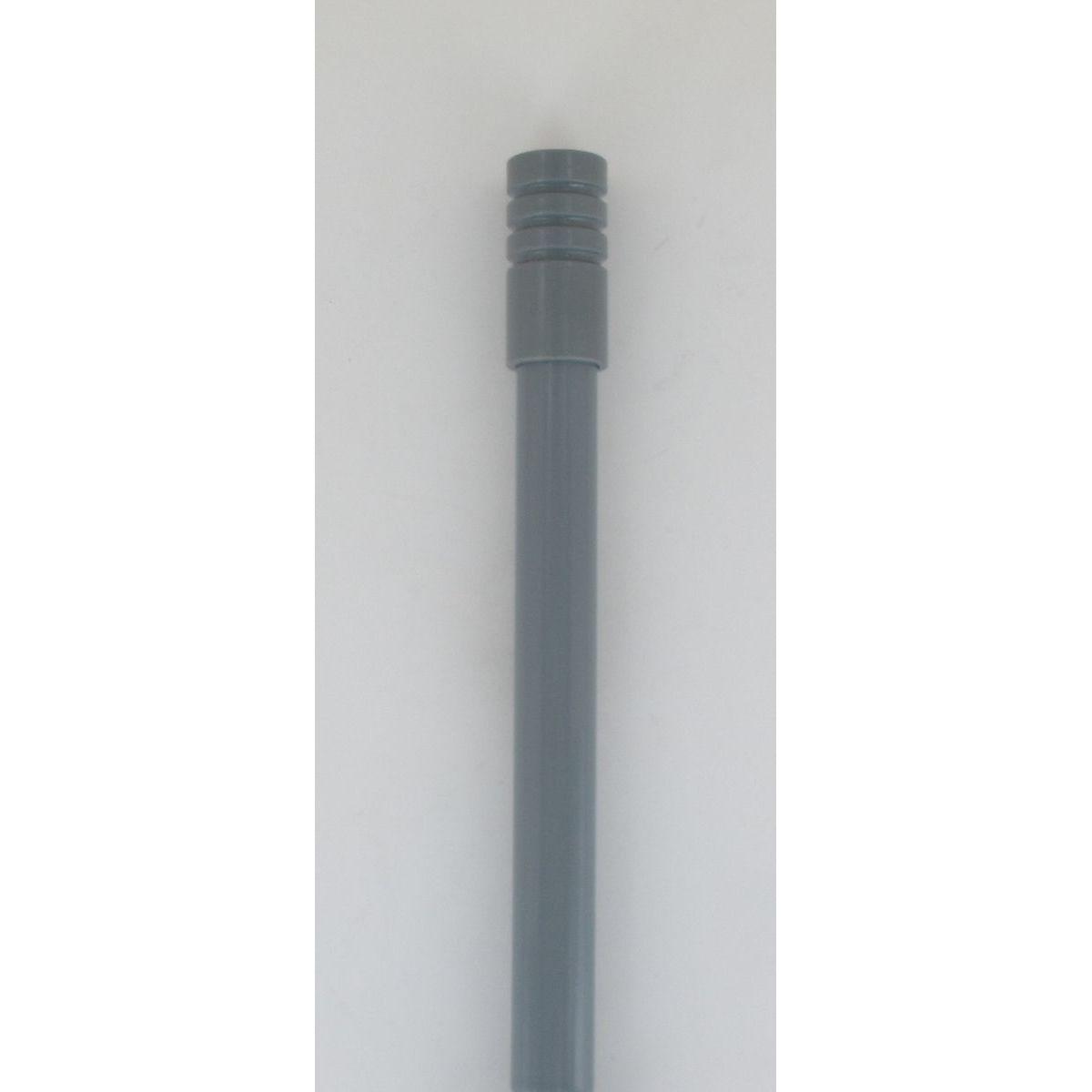 TRINGLE EXTENSI BISTROT 170X300X1 EMBOUT CYLINDRE STRIE GRIS