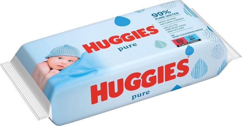 Huggies billendoekjes - Pure 99% Water - 10 x 56 - 560 doekjes
