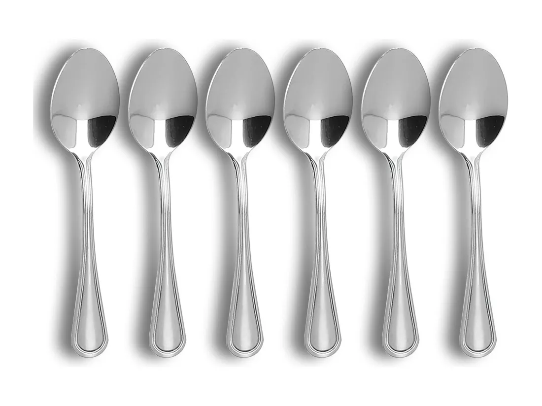 Ogo Living - Lot 6 Cuilleres A Cafe Filla 14cm En Acier Inoxydable