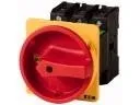 Eaton P3-63/V/SVB, Drejekontakt, 3P, Rød, IP65, 63 A