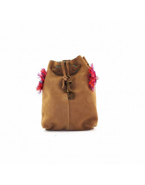Dwam Treatbag Lola Rose - Hondensnackzak - 17 x 12 cm Roze Beige One Size