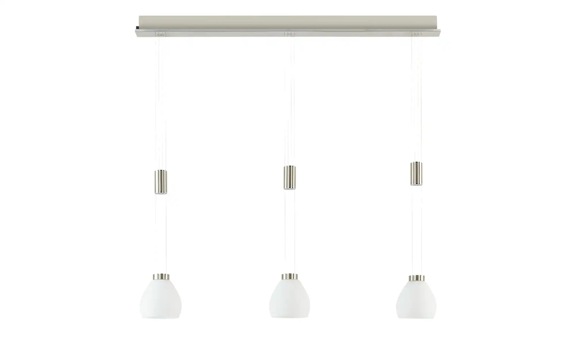 HELL-höllisch gutes Licht LED-Pendelleuchte, 3-flammig, Nickel-matt