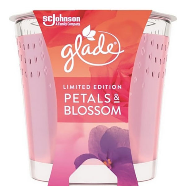 Glade Geurkaars Petals Blossom 129 Gram