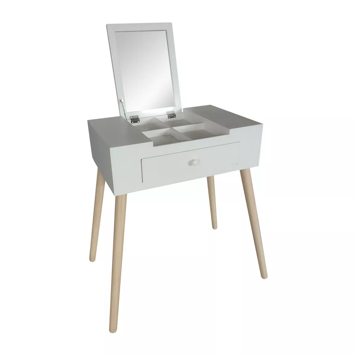 Coiffeuse enfant bois (H110 cm) Julia Blanche