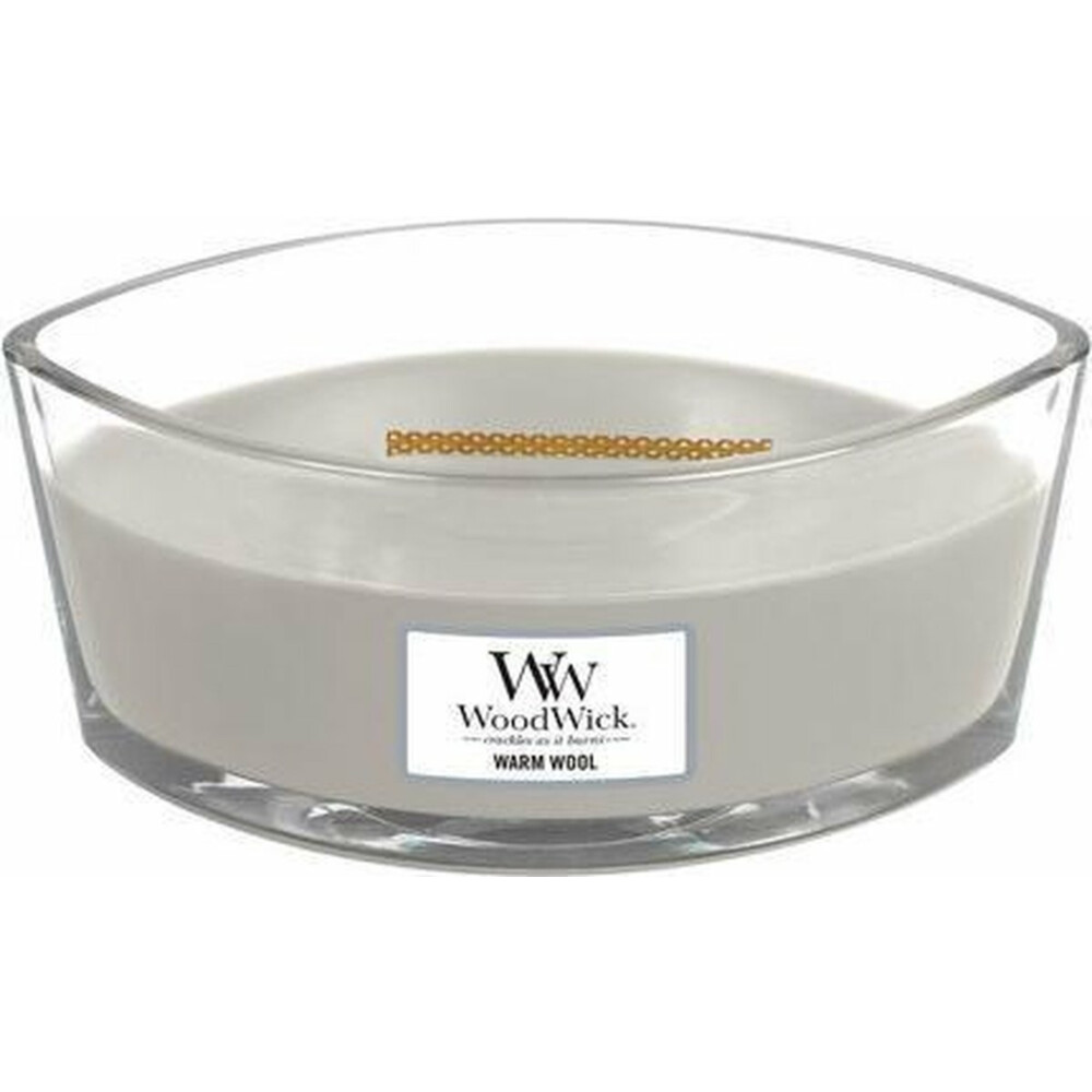 WoodWick Geurkaars Ellipse Warm Wool454 gr