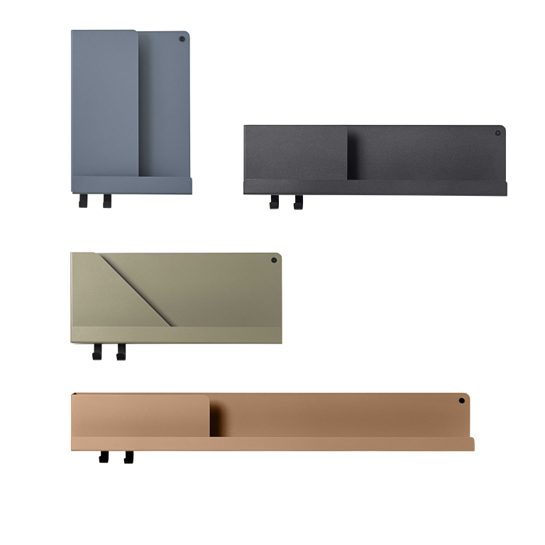 Muuto Folded wandplank hoog zwart