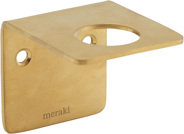 Meraki Vægophæng, Børstet messing, l:5,8 cm, b: 6,7 cm, h: 5510