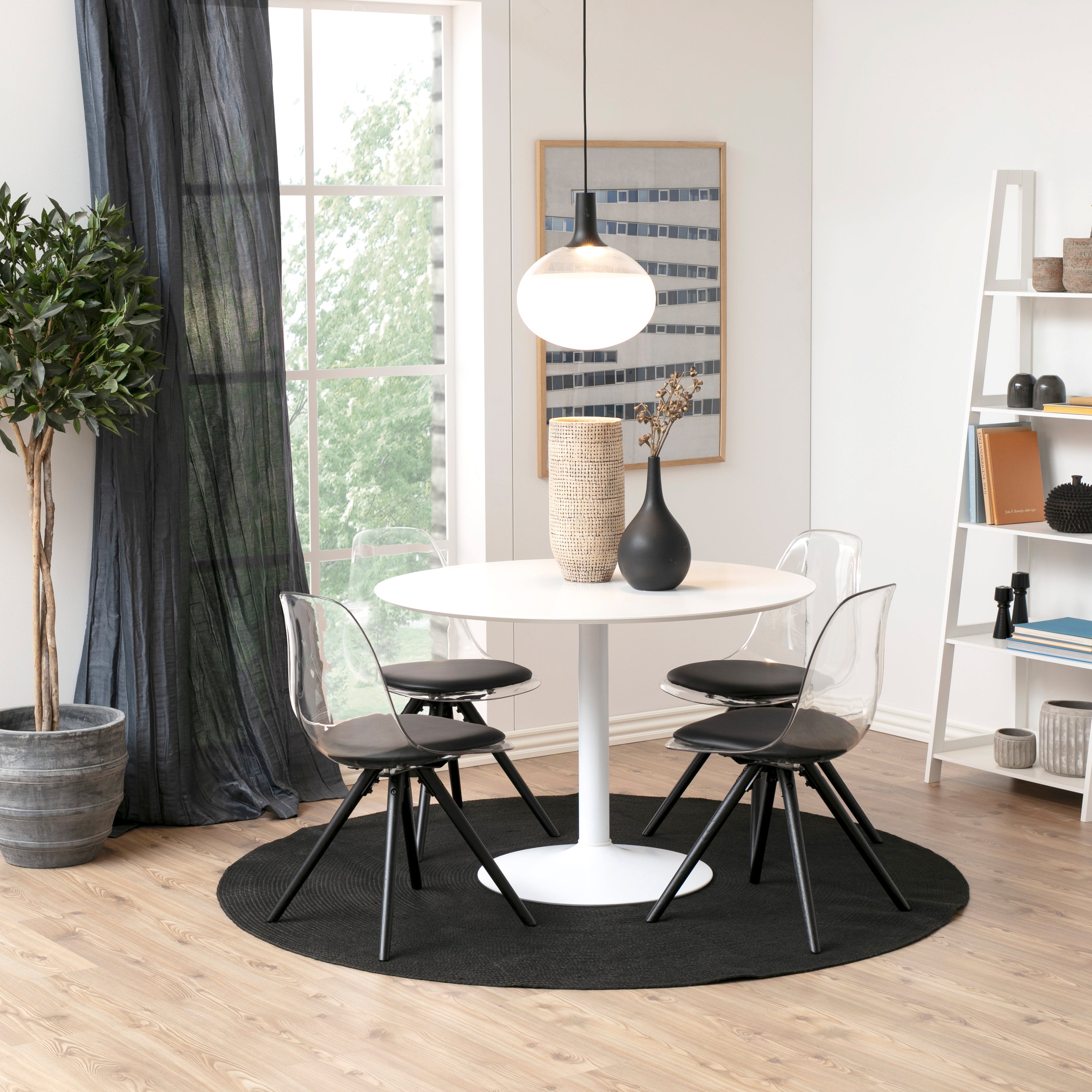 by fonQ basic Anderson Eettafel - Ã 110 cm - Wit
