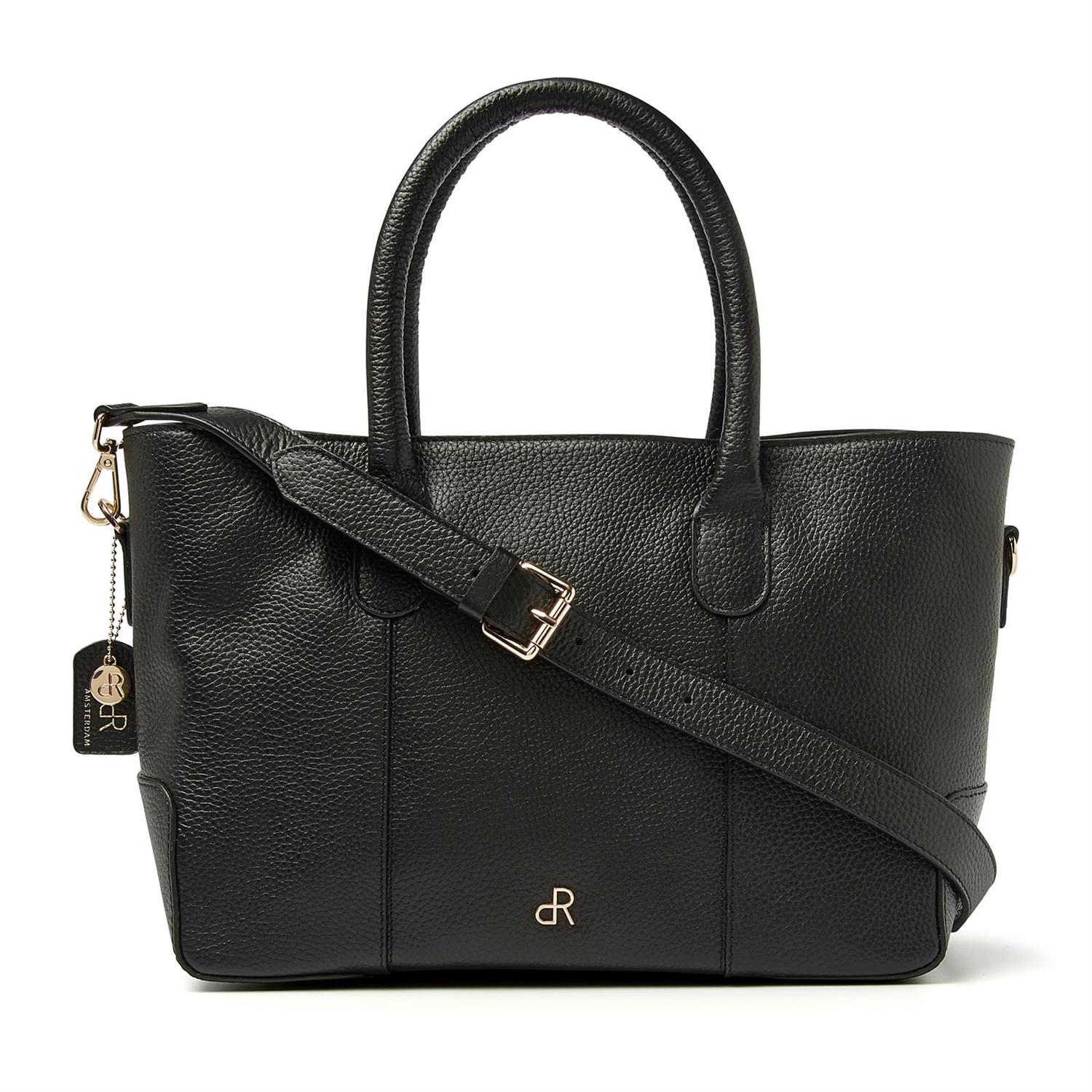 dR Amsterdam Mint Hand/ Schoudertas Black