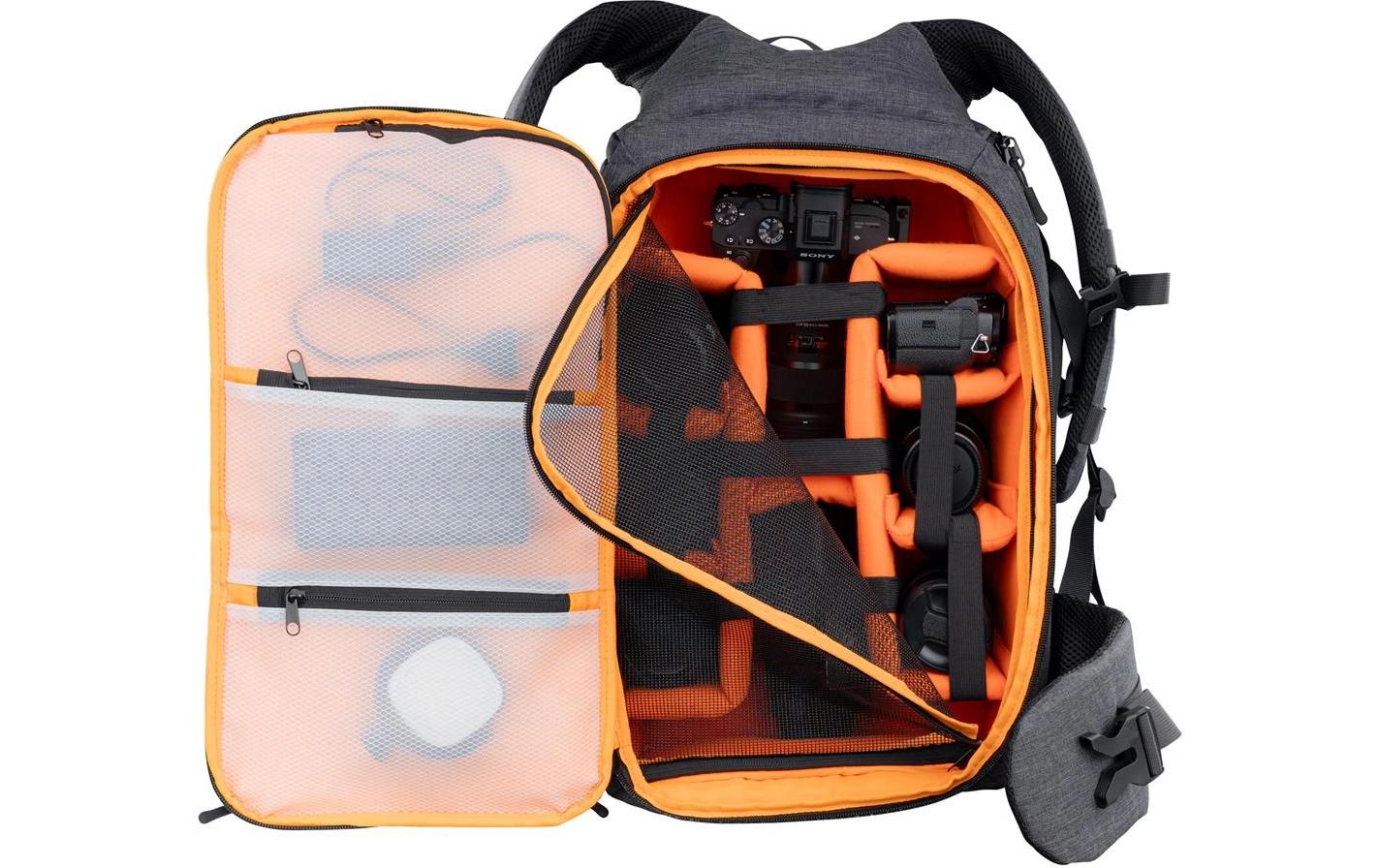Fotorucksack Prag Pro Grau<br>Rucksack mit Platz für DSLR und Zubehör