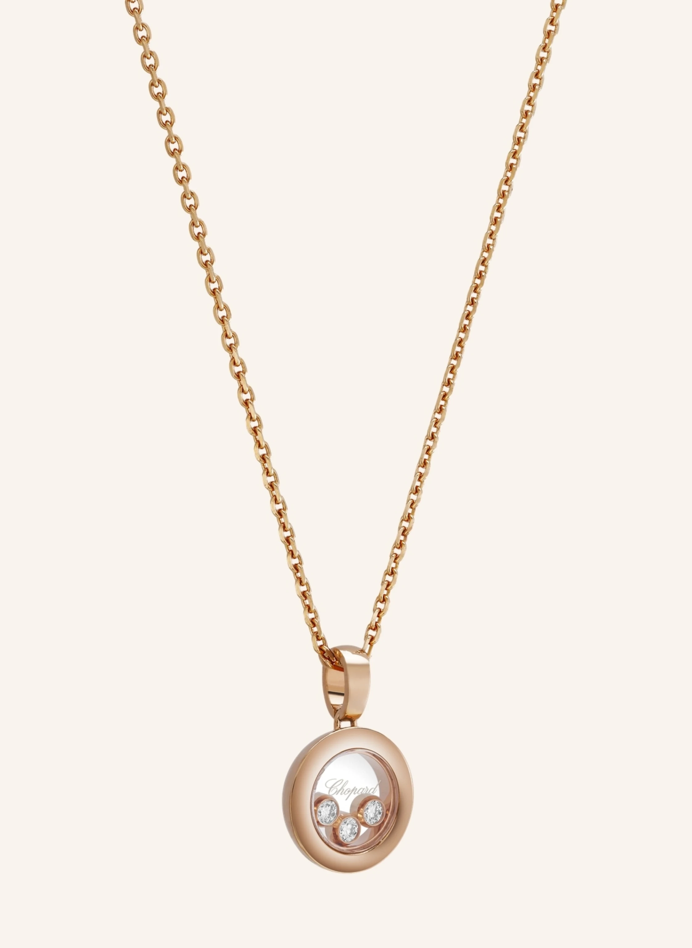 Chopard Anhänger HAPPY DIAMONDS ICONS Anhänger aus 18 Karat Roségold und Diamanten