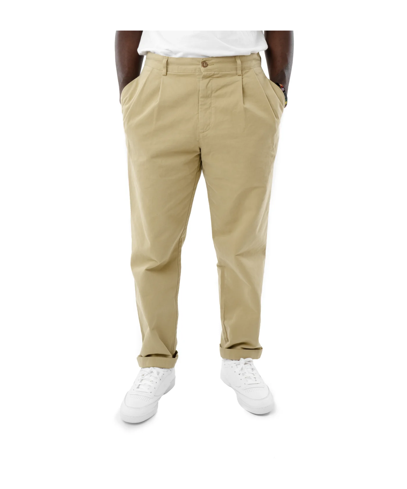 Stan Ray Twill Double Pleat Chino Beige
