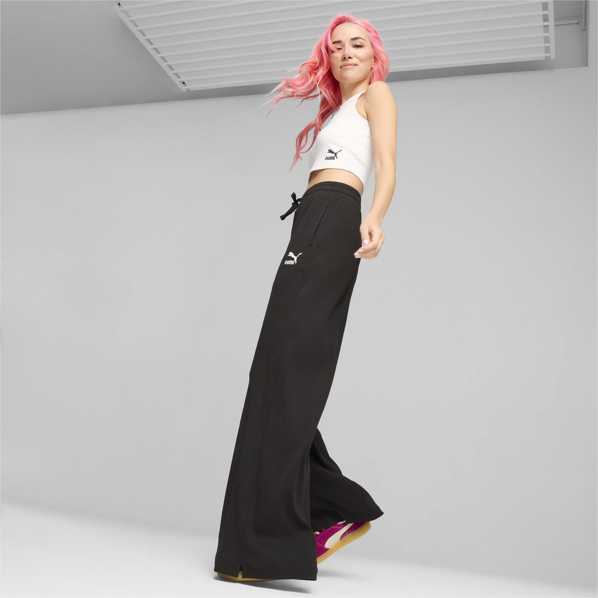 Puma CLASSICS Ribbed Relaxed Pants