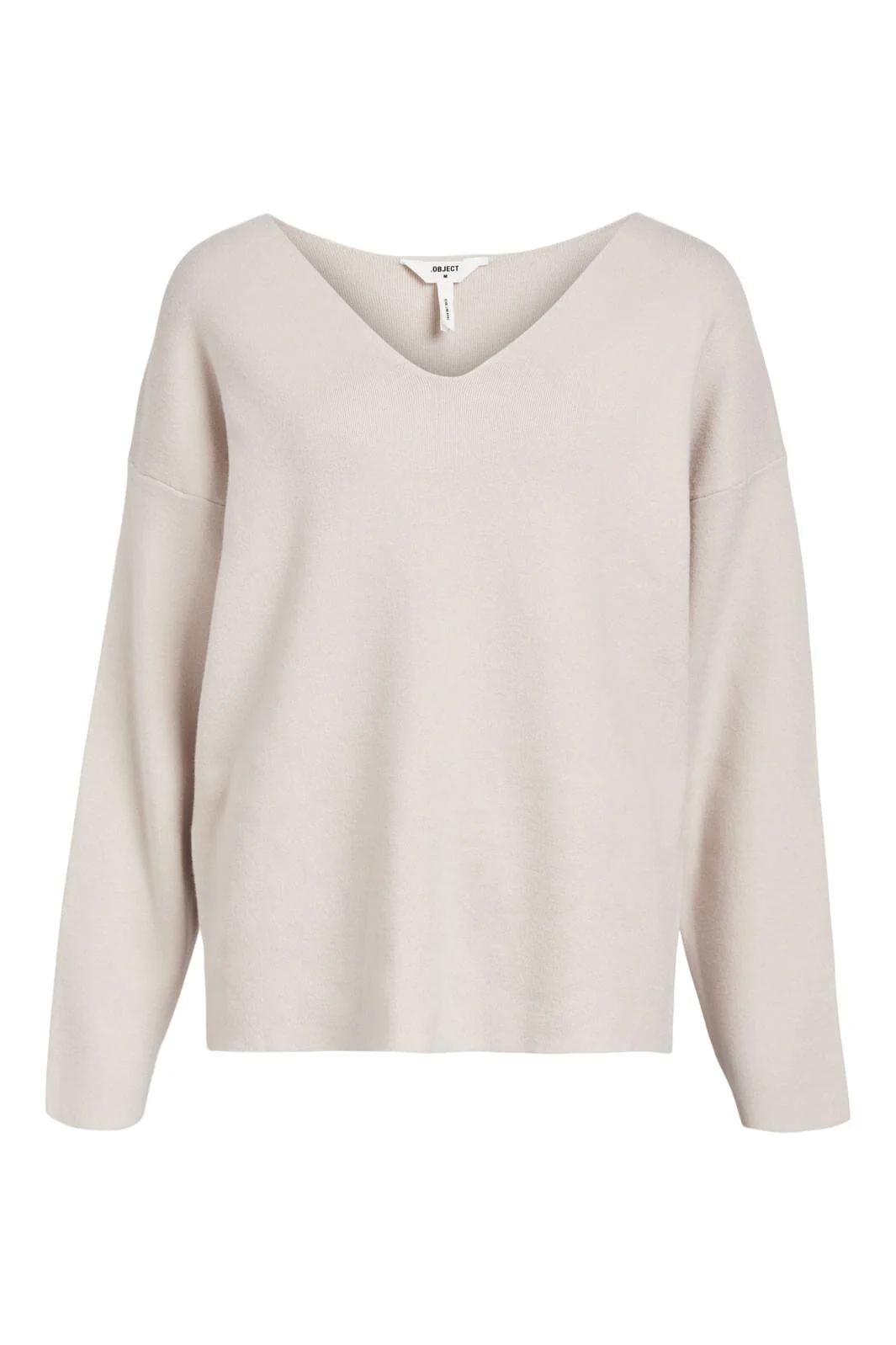 Object Objreynard V-Neck Pullover 4487646 silver gray