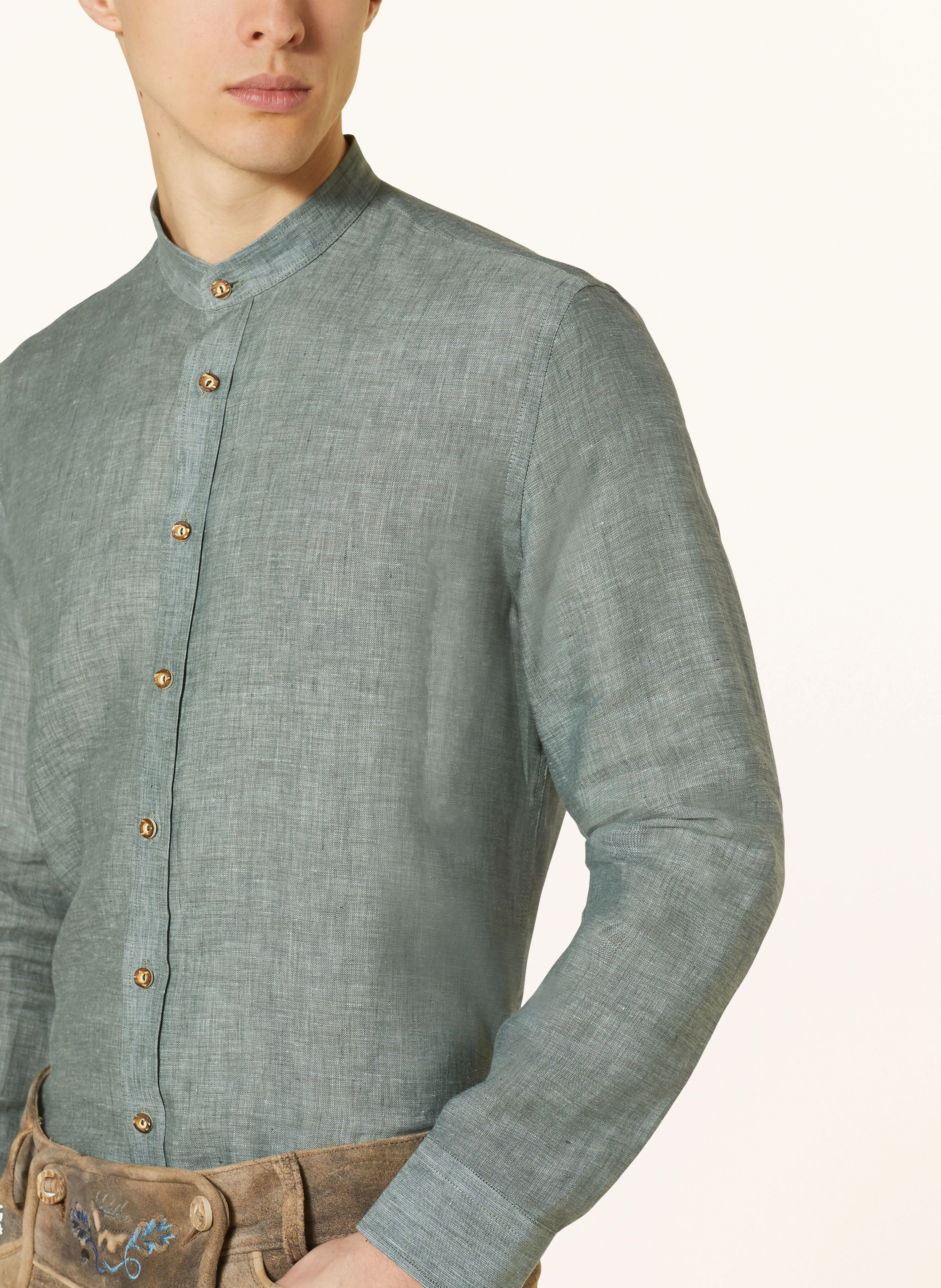arido Trachtenhemd Regular Fit aus Leinen