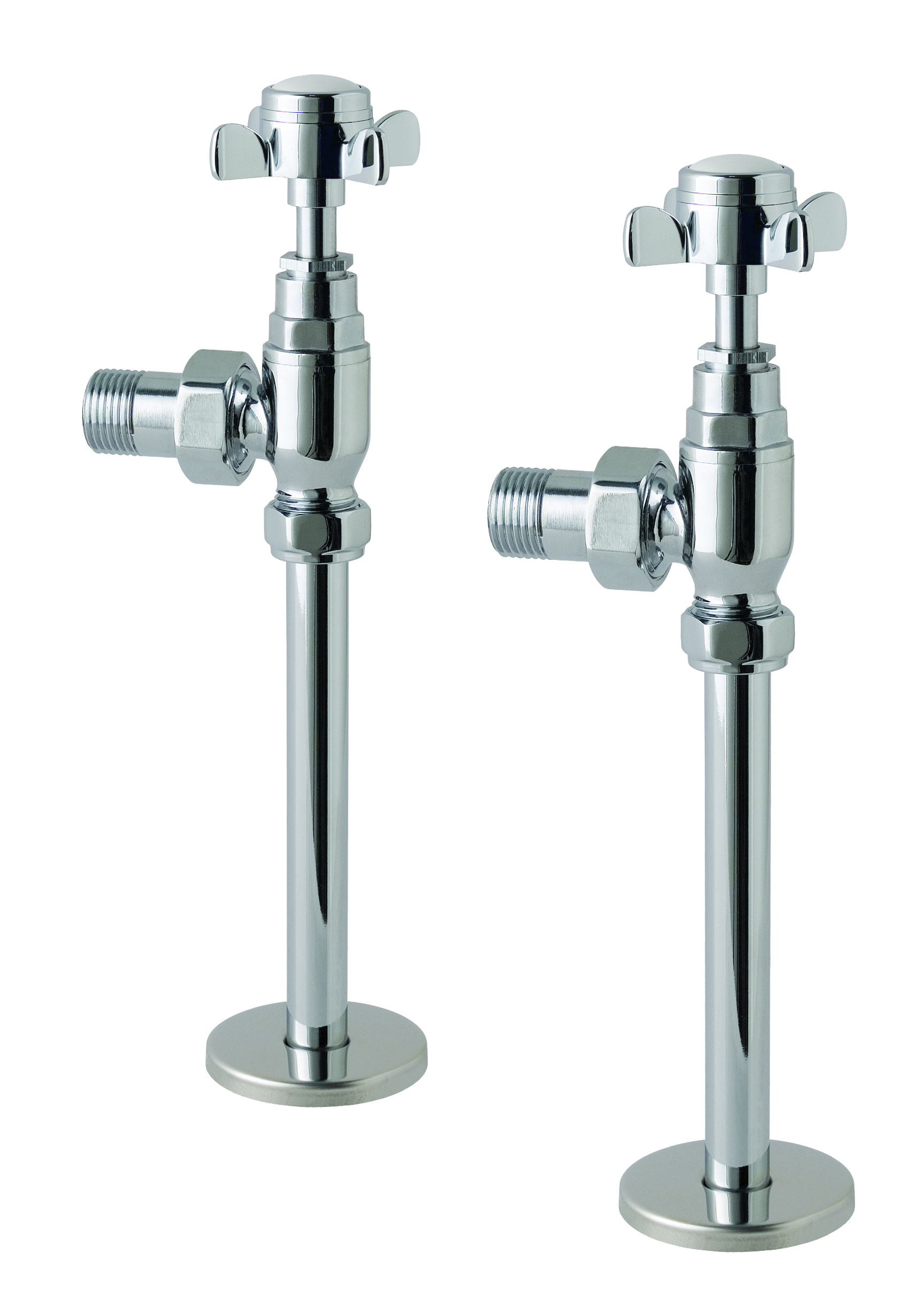 Eastbrook Valve klassieke radiator aansluitset chroom