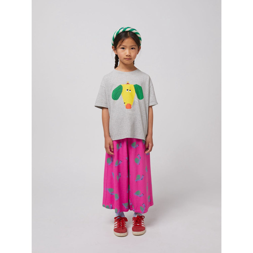 Køb Bobo Choses Heather Grey Happy Dog T-Shirt